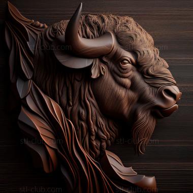 3D model st Bison (STL)